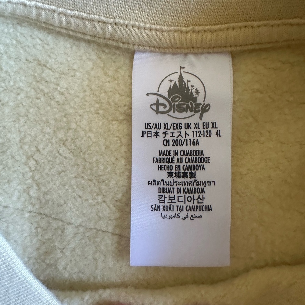 Disney Cream Graphic Men's Crewneck Sweater - Picture 5 of 5